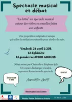 Spectacle musical et débat autour des violences sexuelles faites aux enfants